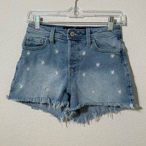 NWOT - Hollister High-Rise Daisy Print Mom Shorts